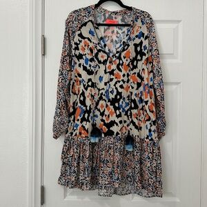 Maaji Dress | Mini Kaftan | Size Large | Coverup Dress